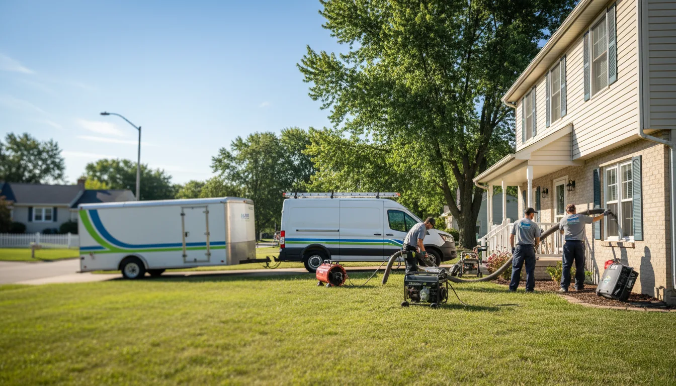 Flooded Basement Restoration And Cleanup With Repair in Fort Gratiot, MI near me